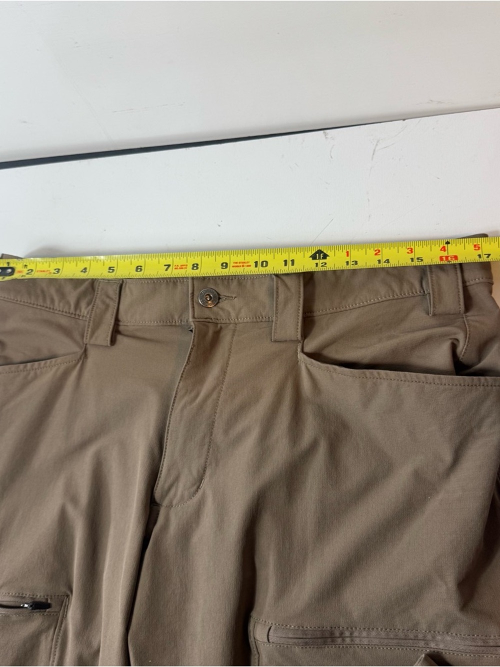 Duluth Trading Co Men's Flexpedition Pants Brown Fleece Lined 34x 34 Packable - Picture 4 of 7